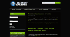 Desktop Screenshot of blackhatpwnage.com
